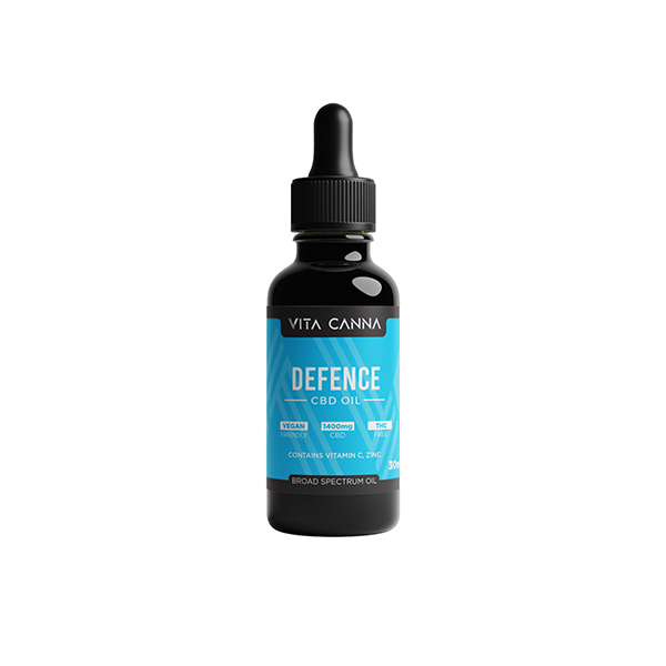 Vita Canna 1400mg Broad Spectrum CBD C8 MCT Oil - 30ml - Defence