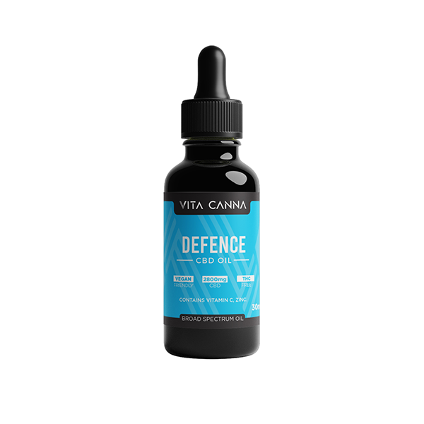 Vita Canna 2800mg Broad Spectrum CBD C8 MCT Oil - 30ml - Defence
