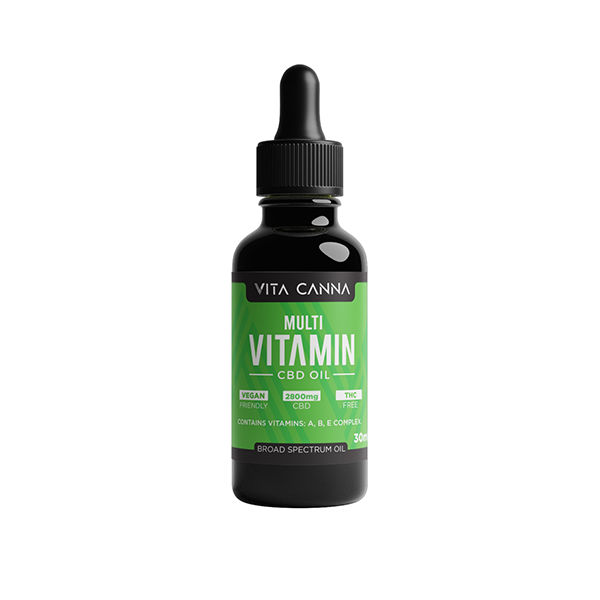 Vita Canna 2800mg Broad Spectrum CBD C8 MCT Oil - 30ml - Multi Vitamin