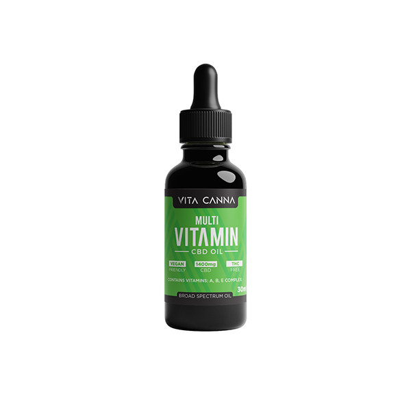 Vita Canna 1400mg Broad Spectrum CBD C8 MCT Oil - 30ml - Multi Vitamin