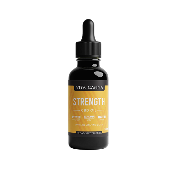 Vita Canna 2800mg Broad Spectrum CBD C8 MCT Oil - 30ml - Strength
