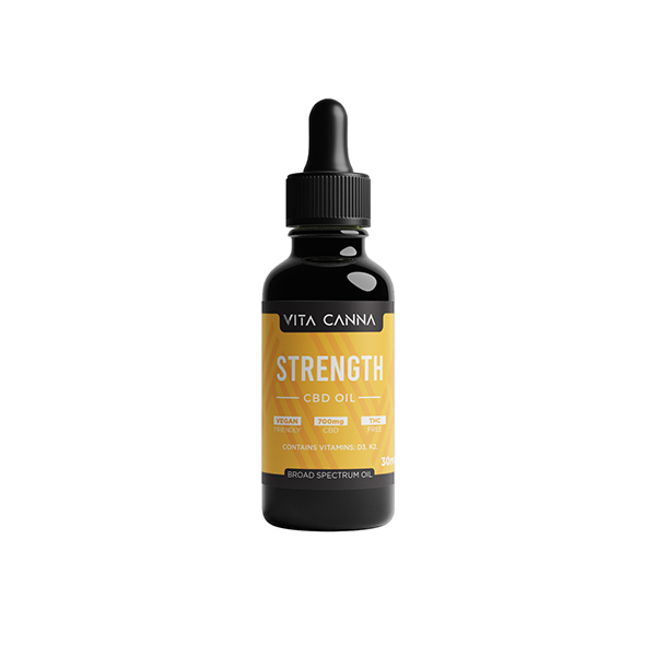 Vita Canna 700mg Broad Spectrum CBD C8 MCT Oil - 30ml - Strength