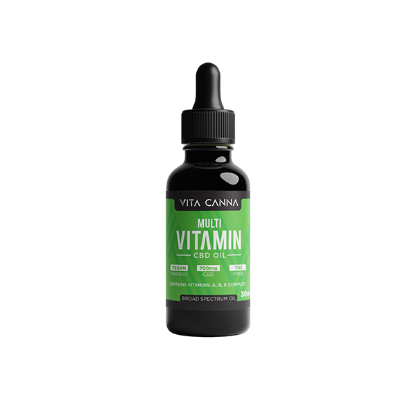 Vita Canna 700mg Broad Spectrum CBD C8 MCT Oil  - 30ml - Multi Vitamin