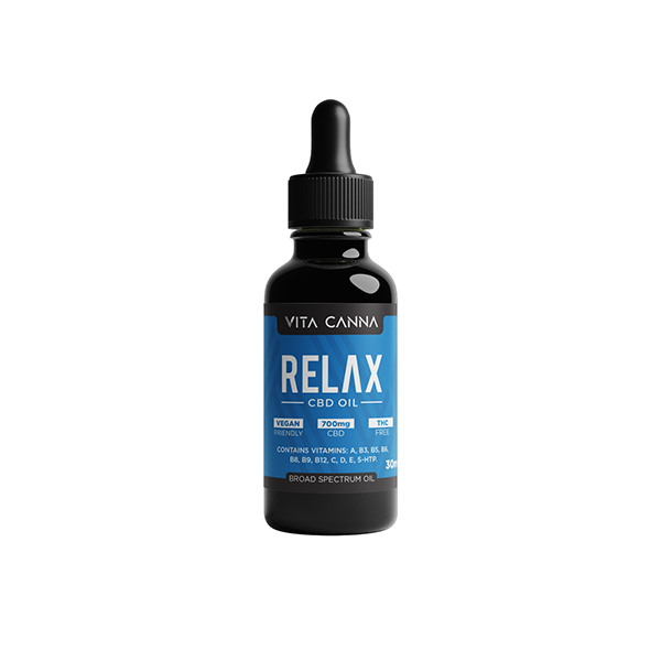 Vita Canna 700mg Broad Spectrum CBD C8 MCT Oil  - 30ml - Relax